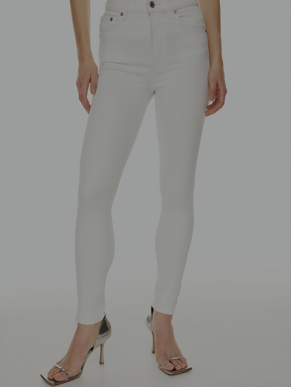 Aritzia Denim Forum White Lola High-Rise Skinny Jeans - Women's